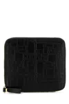 Comme Des Garçons Logotype Wallet In Black