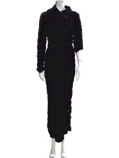 Pre-owned Comme Des Garçons Long Dress In Black