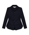 Comme Des Garçons Long Sleeve Casual Jacket In Black