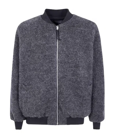 Comme Des Garçons Long Sleeve Casual Jacket In Black