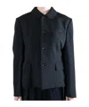 Comme Des Garçons Long Sleeve Casual Jacket In Black