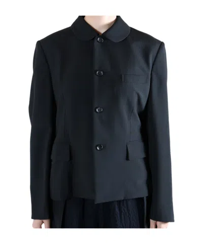 Comme Des Garçons Long Sleeve Casual Jacket In Black