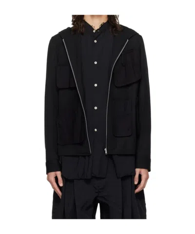 Comme Des Garçons Long Sleeve Hooded Jacket