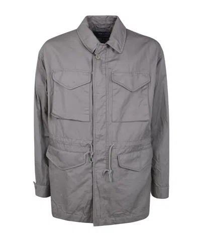 Comme Des Garçons Long Sleeve Jacket In Blue