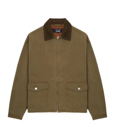 Comme Des Garçons Long Sleeve Jacket In Brown