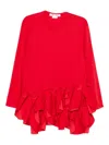 Comme Des Garçons Long-sleeve Mini Dress In Multi