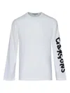 Comme Des Garçons Long-sleeve Print T-shirt In White