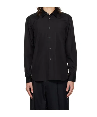 Comme Des Garçons Long Sleeve Shirt In Black