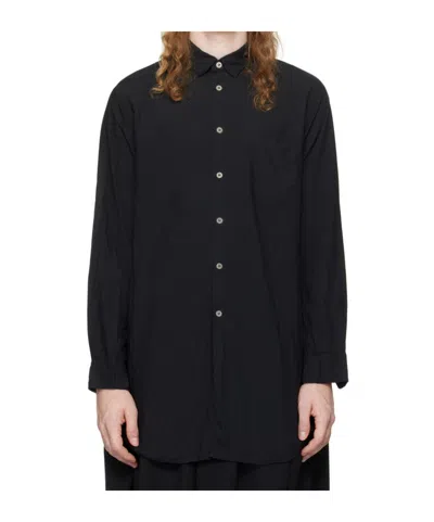 Comme Des Garçons Long Sleeve Shirt In Black