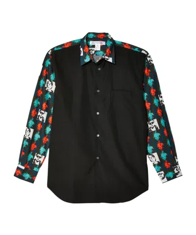 Comme Des Garçons Long Sleeve Shirt In Black