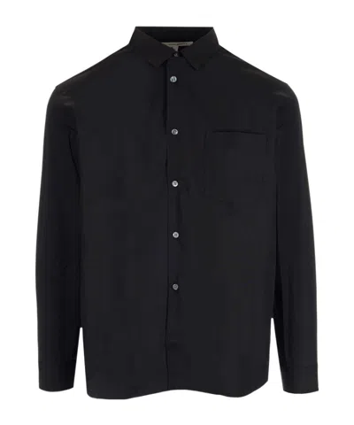 Comme Des Garçons Long Sleeve Shirt In Black
