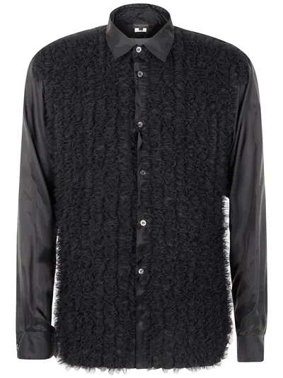 Comme Des Garçons Long Sleeve Shirt In Black