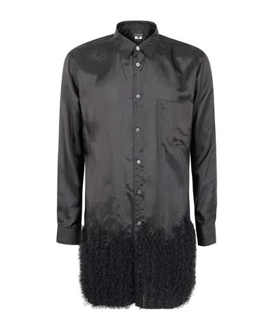 Comme Des Garçons Long Sleeve Shirt In Black