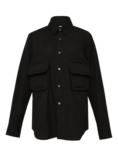 Comme Des Garçons Long-sleeve Shirt In Black