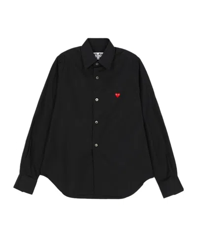 Comme Des Garçons Long Sleeve Shirt In Black