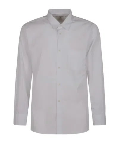 Comme Des Garçons Chest-pocket Long-sleeve Shirt In White