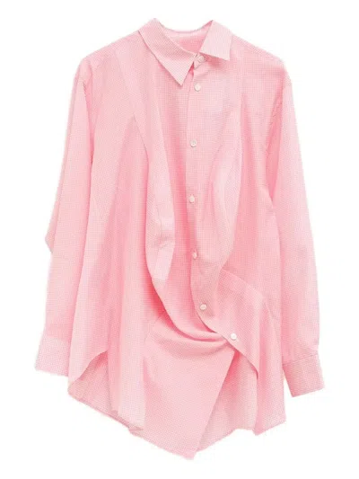 Comme Des Garçons Long-sleeve Shirt In Pink