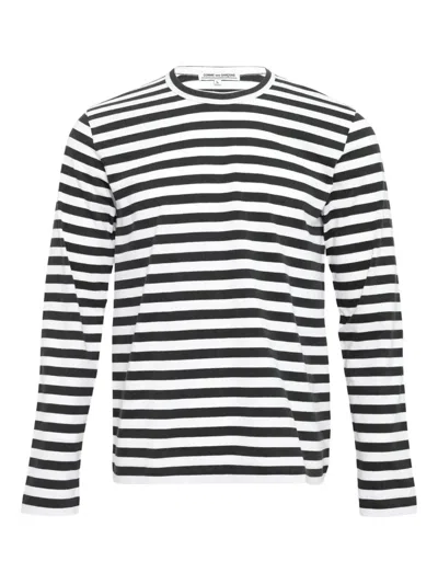 Comme Des Garçons Long-sleeve Stripe T-shirt In Multi