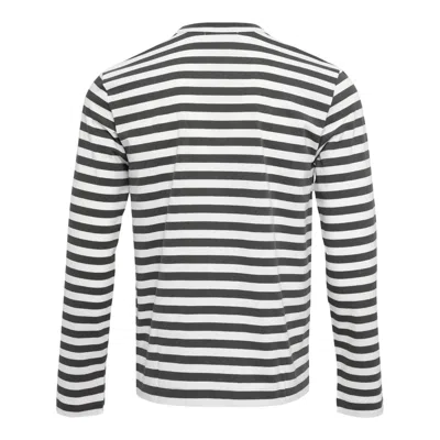 Comme Des Garçons Long Sleeve Stripe T-shirt In Multi