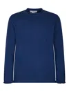 Comme Des Garçons Long-sleeve Sweater In Blue
