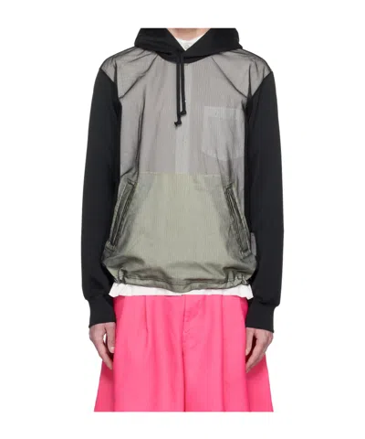 Comme Des Garçons Long Sleeve Sweatshirt In Gray