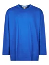 Comme Des Garçons Long-sleeve T-shirt In Blue