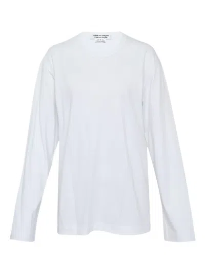 Comme Des Garçons Long-sleeve T-shirt In White