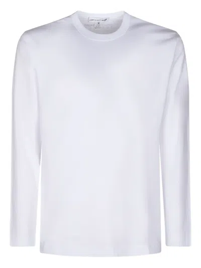 Comme Des Garçons Long-sleeve T-shirt In White