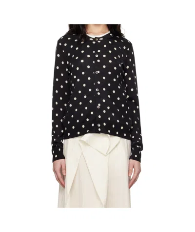 Comme Des Garçons Long-sleeved Cardigan