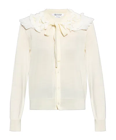 Comme Des Garçons Long-sleeved Cardigan