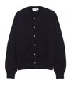 Comme Des Garçons Long-sleeved Cardigan In Black