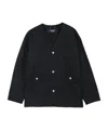 Comme Des Garçons Long-sleeved Casual Jacket In Black