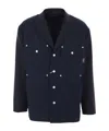 Comme Des Garçons Long-sleeved Casual Jacket In Black