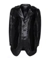 Comme Des Garçons Long-sleeved Casual Jacket In Black