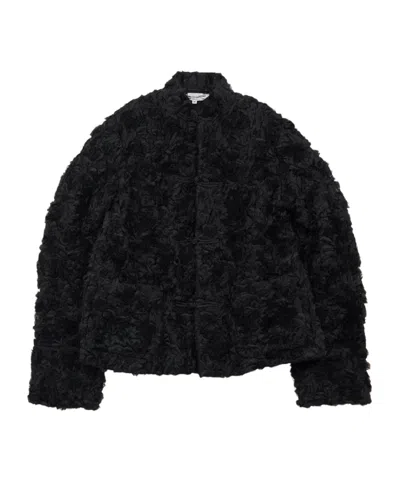 Comme Des Garçons Long-sleeved Casual Jacket In Black