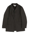 Comme Des Garçons Long-sleeved Casual Jacket In Black