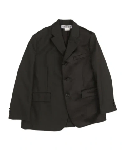 Comme Des Garçons Long-sleeved Casual Jacket In Black