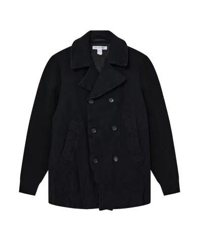 Comme Des Garçons Long-sleeved Casual Jacket In Black