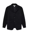 Comme Des Garçons Long-sleeved Casual Jacket In Black