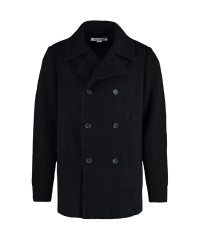 Comme Des Garçons Long-sleeved Casual Jacket In Black