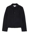 Comme Des Garçons Long-sleeved Casual Jacket In Black