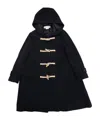 Comme Des Garçons Long-sleeved Coat In Black