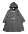 Comme Des Garçons Long-sleeved Coat In Gray