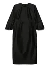 Comme Des Garçons Long-sleeved Dress In Black
