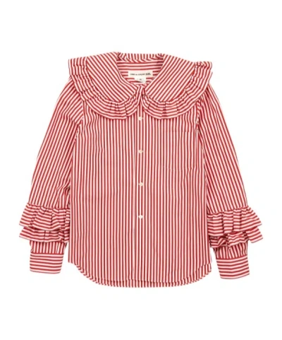 Comme Des Garçons Long-sleeved Shirt In Pink