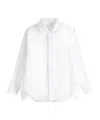 Comme Des Garçons Long-sleeved Shirt In White