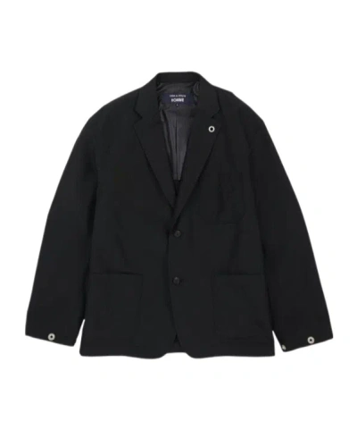 Comme Des Garçons Long-sleeved Suit Coat In Black