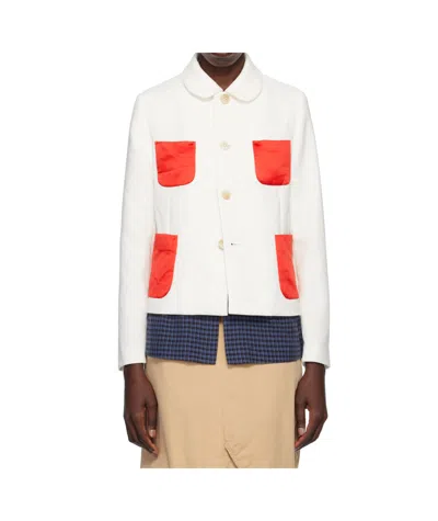Comme Des Garçons Long-sleeved Suit Jacket