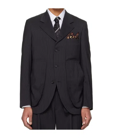 Comme Des Garçons Long-sleeved Suit Jacket