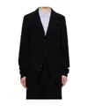 Comme Des Garçons Long-sleeved Suit Jacket In Black